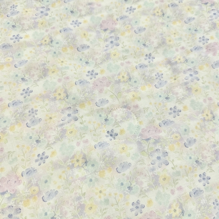 91家纺网 家纺一手货源 找家纺 眠博士2025新款双层纱印花花边夏被花卉系列  夏被-茱丽叶