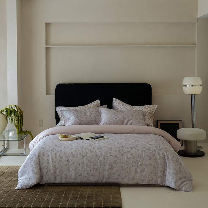 91家纺网 家纺一手货源 找家纺 （总）咏绒家纺工厂店 2025新款A类奥地利进口天丝轻奢花卉款四件套系列