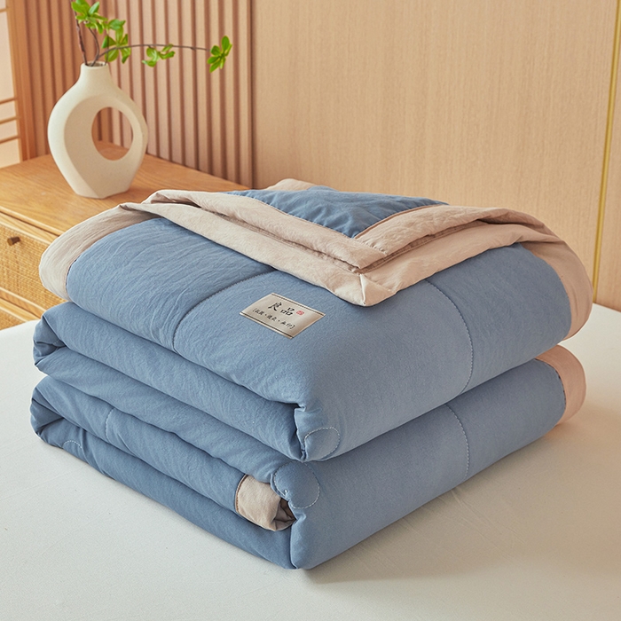 91家纺网 家纺一手货源 找家纺 （总）咏绒家纺工厂店 2025春夏新款7A抗菌水洗棉大豆夏被夏凉被空调被