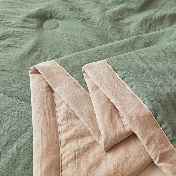 91家纺网 家纺一手货源 找家纺 咏绒家纺工厂店 2025春夏新款7A抗菌水洗棉大豆夏被夏凉被空调被 7A莫兰迪