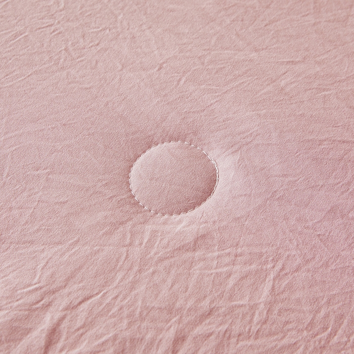 91家纺网 家纺一手货源 找家纺 咏绒家纺工厂店 2025春夏新款7A抗菌水洗棉大豆夏被夏凉被空调被 7A桃粉色