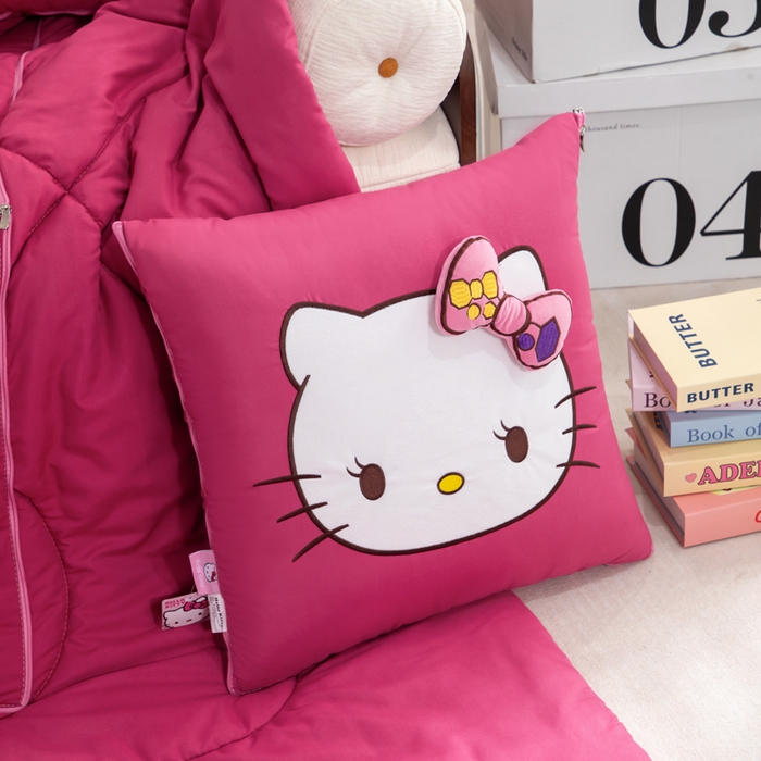 91家纺网 家纺一手货源 找家纺 （总）照世家纺 2025春夏新款三丽鸥立体款抱枕被