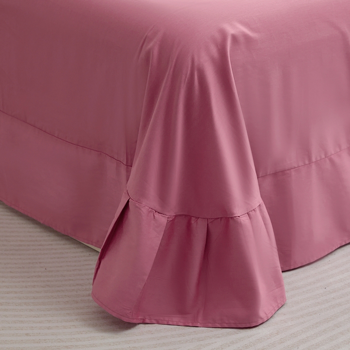 91家纺网 家纺一手货源 找家纺 晶缦家纺 2025新款纯棉喷气全棉13376刺绣四件套 梦境幽兰-豆沙