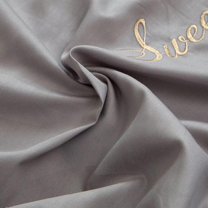 91家纺网 家纺一手货源 找家纺 晶缦家纺 2025新款纯棉喷气全棉13376刺绣四件套 梦境幽兰-高级灰