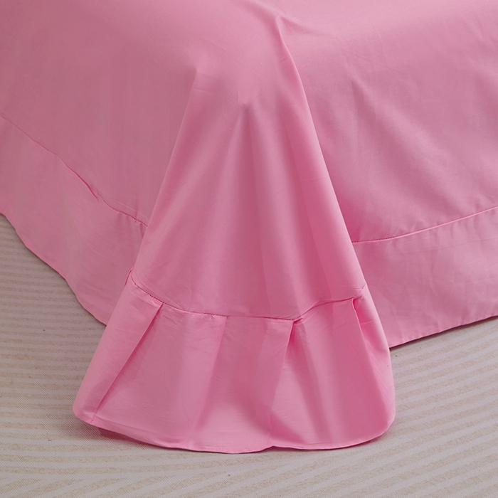 91家纺网 家纺一手货源 找家纺 晶缦家纺 2025新款纯棉喷气全棉13376刺绣四件套 梦境幽兰-甜蜜粉