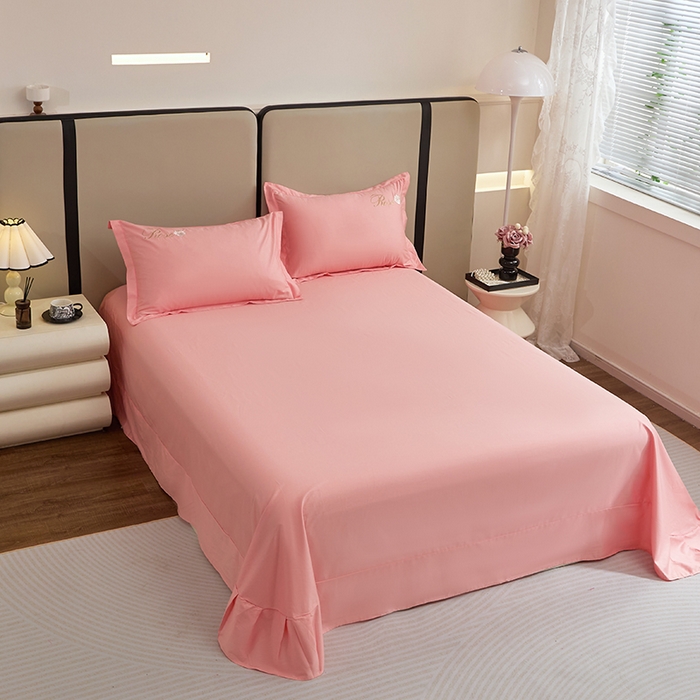 91家纺网 家纺一手货源 找家纺 晶缦家纺 2025新款纯棉喷气全棉13376刺绣四件套 梦境幽兰-香妃玉