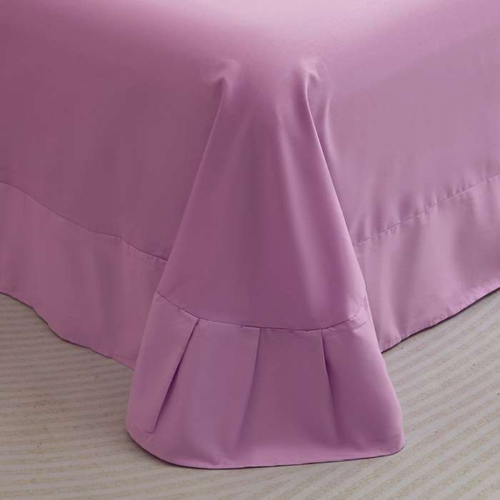 91家纺网 家纺一手货源 找家纺 晶缦家纺 2025新款纯棉喷气全棉13376刺绣四件套 梦境幽兰-优雅紫