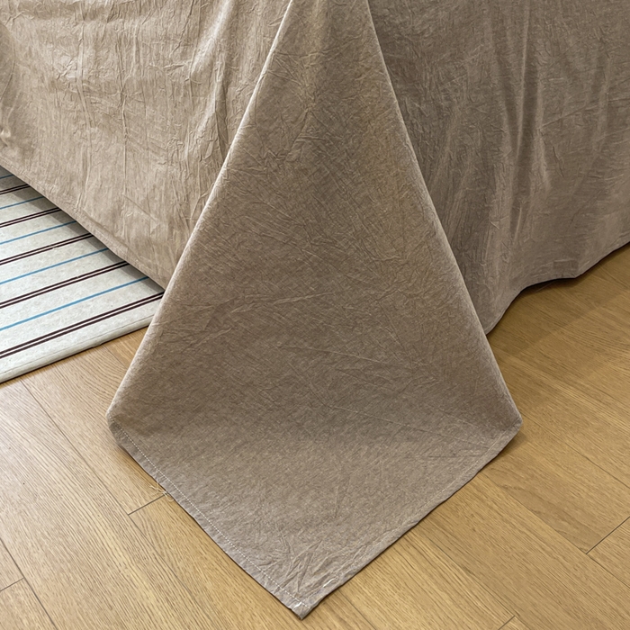 91家纺网 家纺一手货源 找家纺 菡宝 2025新款a类母婴级全棉色织三层纱提花被套纯棉被罩四件套支持定做定制尺寸 花想容-米咖