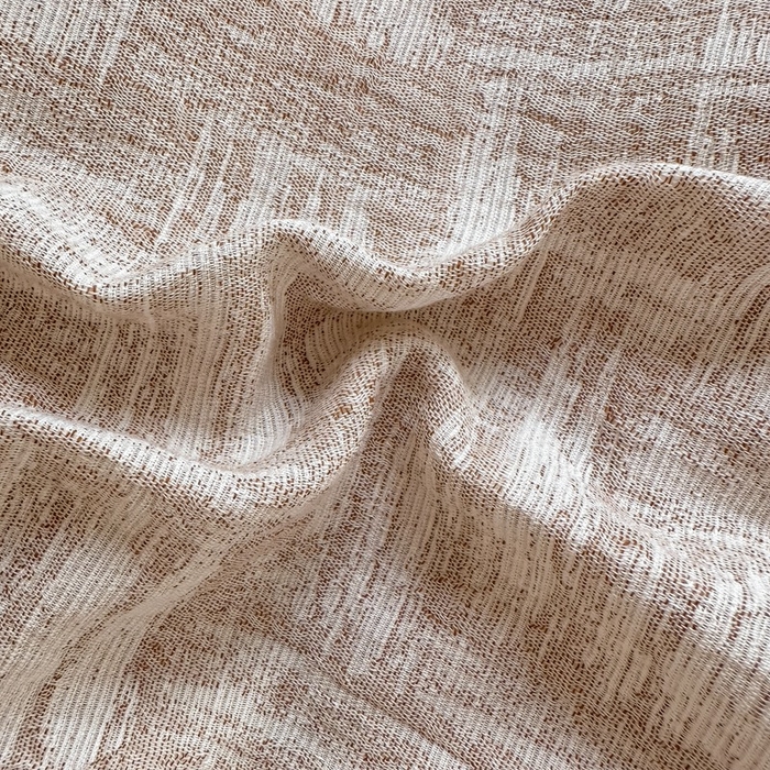 91家纺网 家纺一手货源 找家纺 菡宝 2025新款a类母婴级全棉色织三层纱提花被套纯棉被罩四件套支持定做定制尺寸 米亚-卡其