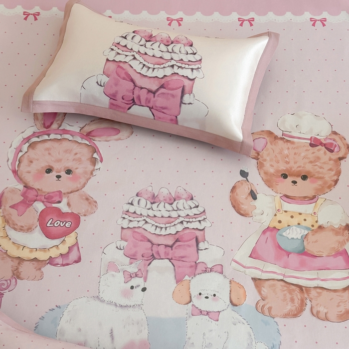 91家纺网 家纺一手货源 找家纺 澳萝拉 2025新款数码印花包边款冰藤席席子凉席-风格二 爱之屋