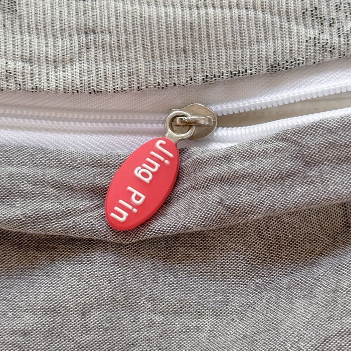 91家纺网 家纺一手货源 找家纺 菡宝 2025新款a类母婴级全棉色织三层纱提花被套纯棉被罩四件套支持定做定制尺寸 叶之美-灰