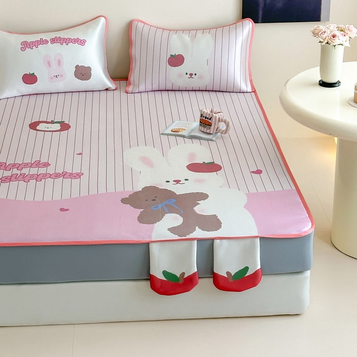 91家纺网 家纺一手货源 找家纺 （总）澳萝拉 2025新款异形冰藤席数码印花系列席子凉席-风格二