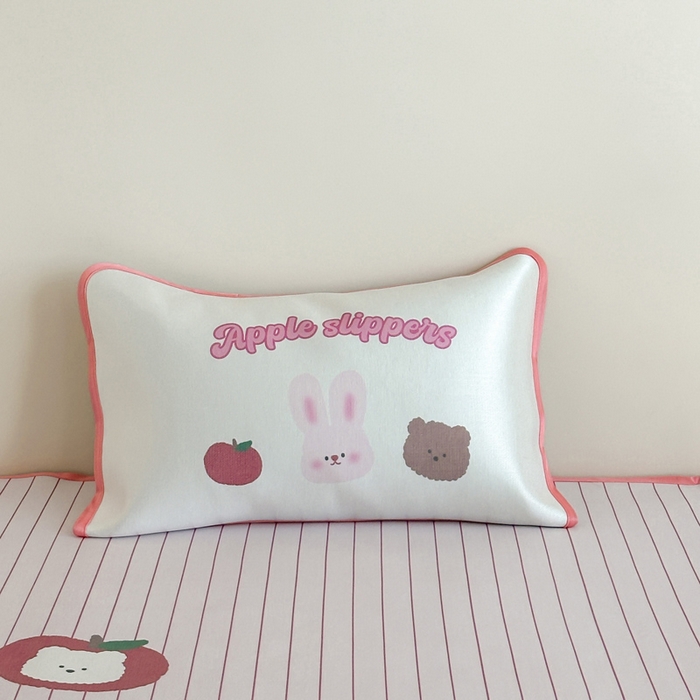 91家纺网 家纺一手货源 找家纺 澳萝拉 2025新款异形冰藤席数码印花系列席子凉席-风格二 棉花糖兔兔（床席款）