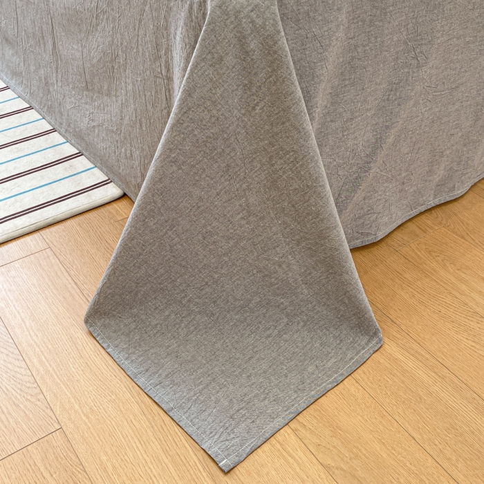 91家纺网 家纺一手货源 找家纺 菡宝 2025新款a类母婴级全棉色织三层纱提花被套纯棉被罩四件套支持定做定制尺寸 韵蝶-灰