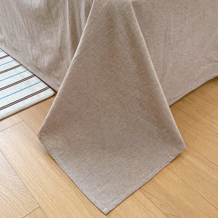 91家纺网 家纺一手货源 找家纺 菡宝 2025新款a类母婴级全棉色织三层纱提花被套纯棉被罩四件套支持定做定制尺寸 韵蝶-米咖