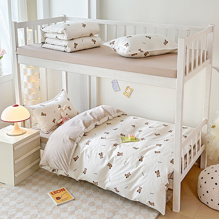 91家纺网 家纺一手货源 找家纺 （总）鑫宇 2025全棉13372床单款印花学生三件套2