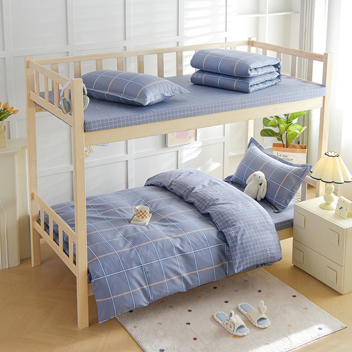 91家纺网 家纺一手货源 找家纺 （总）鑫宇 2025全棉13372床单款印花学生三件套2