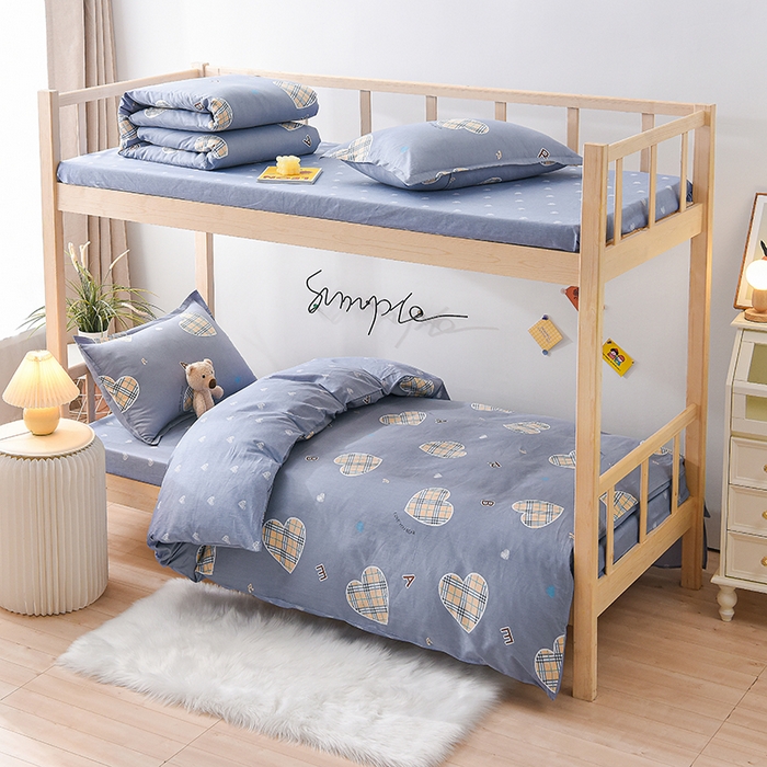 91家纺网 家纺一手货源 找家纺 （总）鑫宇 2025全棉13372床单款印花学生三件套2