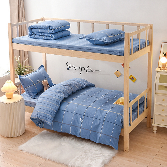 91家纺网 家纺一手货源 找家纺 （总）鑫宇 2025全棉13372床单款印花学生三件套2