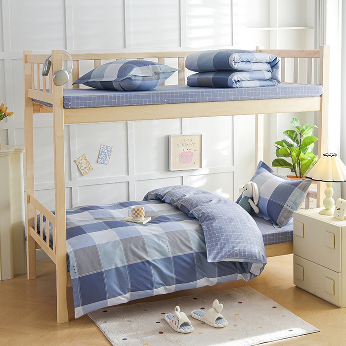 91家纺网 家纺一手货源 找家纺 （总）鑫宇 2025全棉13372床单款印花学生三件套2