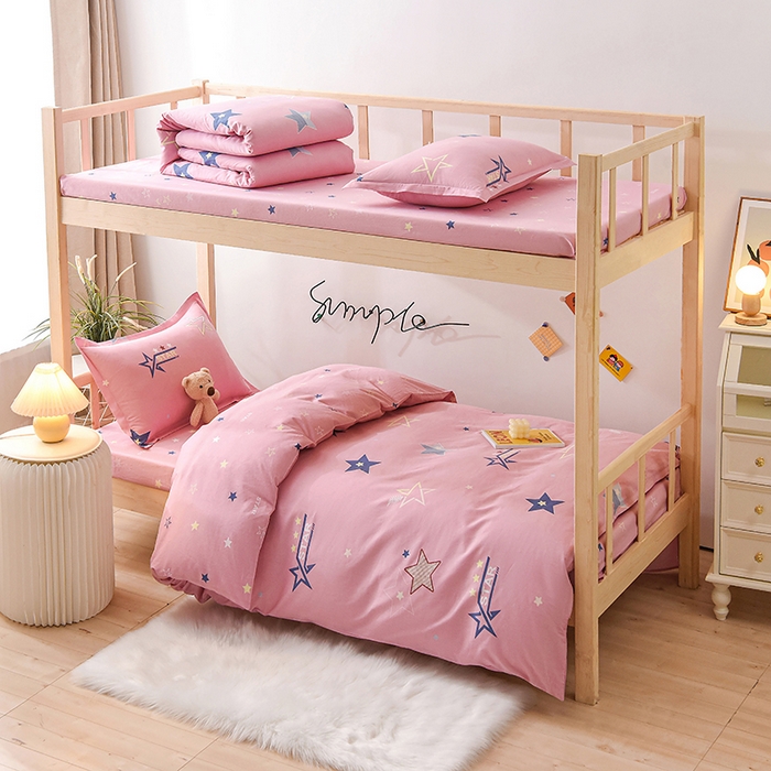 91家纺网 家纺一手货源 找家纺 （总）鑫宇 2025全棉13372床单款印花学生三件套2