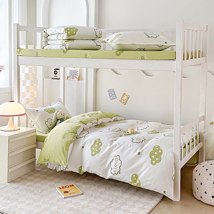 91家纺网 家纺一手货源 找家纺 （总）鑫宇 2025全棉13372床单款印花学生三件套2