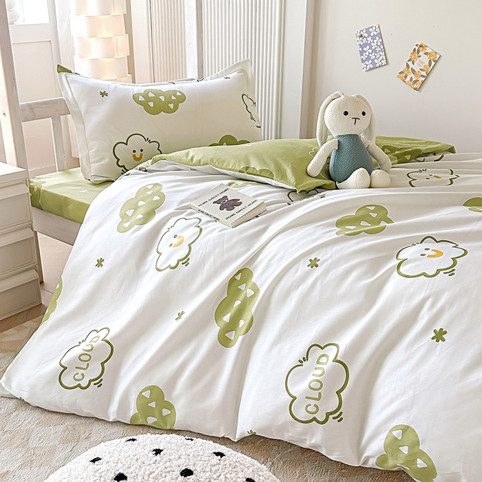 91家纺网 家纺一手货源 找家纺 （总）鑫宇 2025全棉13372床单款印花学生三件套2