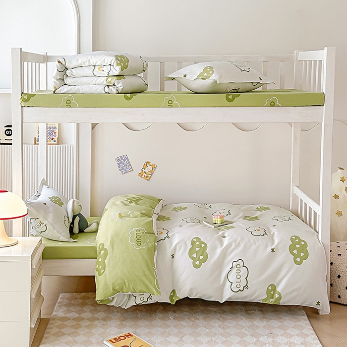 91家纺网 家纺一手货源 找家纺 （总）鑫宇 2025全棉13372床单款印花学生三件套2