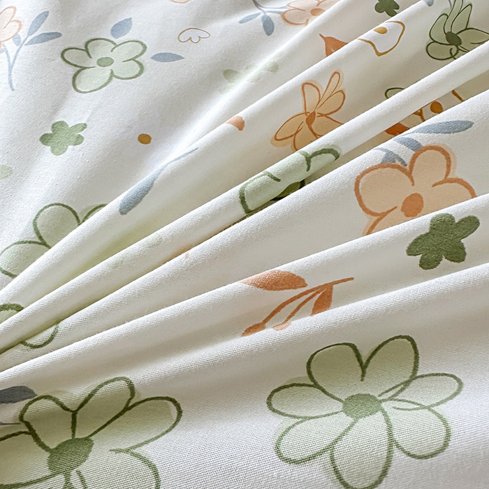 91家纺网 家纺一手货源 找家纺 鑫宇 2025全棉13372床单款印花学生三件套 花香暗里