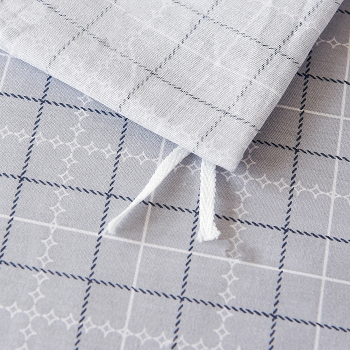 91家纺网 家纺一手货源 找家纺 鑫宇 2025全棉13372床单款印花学生三件套 邦尼熊-灰