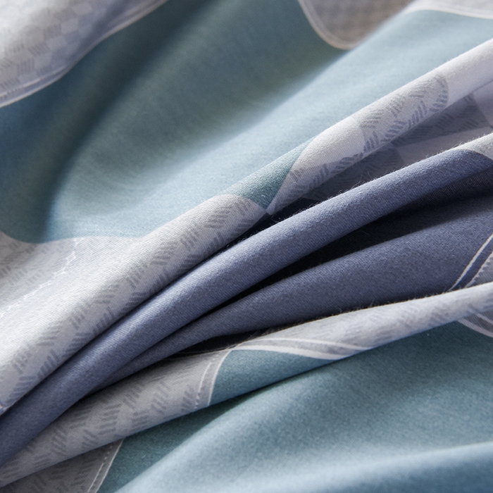 91家纺网 家纺一手货源 找家纺 鑫宇 2025全棉13372床单款印花学生三件套 邦尼熊-灰