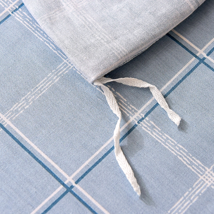 91家纺网 家纺一手货源 找家纺 鑫宇 2025全棉13372床单款印花学生三件套 安迪丝-蓝