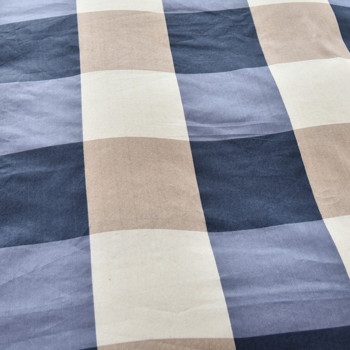 91家纺网 家纺一手货源 找家纺 鑫宇 2025全棉13372床单款印花学生三件套 洛丽塔-蓝