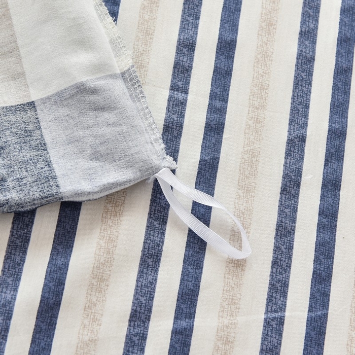 91家纺网 家纺一手货源 找家纺 鑫宇 2025全棉13372床单款印花学生三件套 洛丽塔-蓝