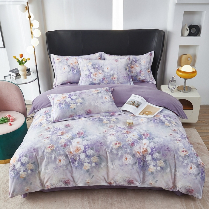 91家纺网 家纺一手货源 找家纺 雲归梦 2025新款原棉老粗布床单席子凉席印花三件套 令和新约-绿