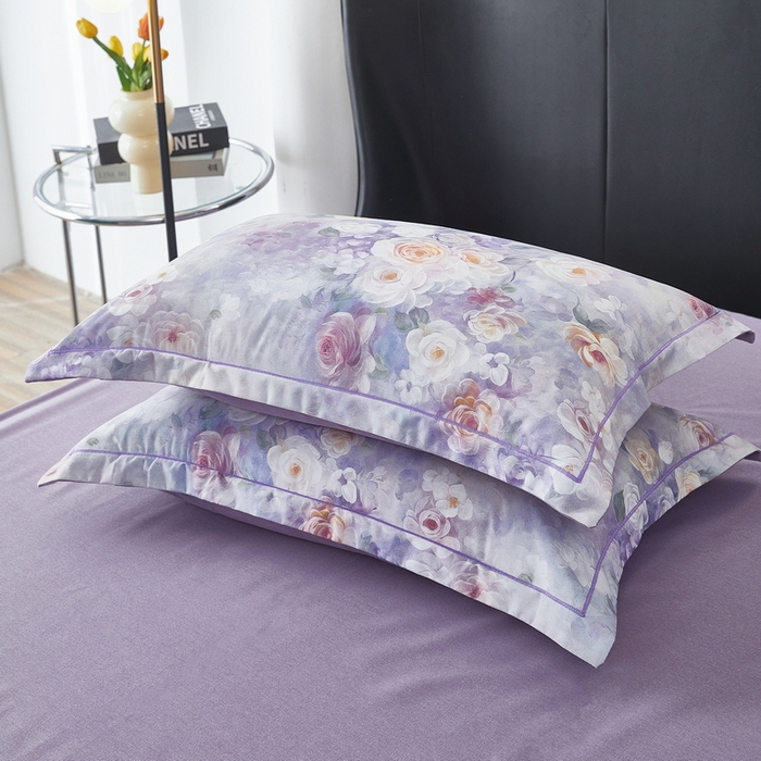 91家纺网 家纺一手货源 找家纺 （总）雲归梦 2025春夏新款全棉纯棉5D数码印花四件套