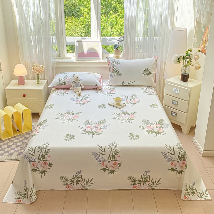 91家纺网 家纺一手货源 找家纺 （总）黑马家居 2025新款全棉纯棉印花单床单床单单件