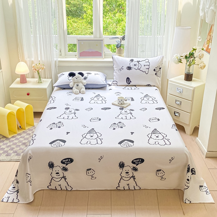 91家纺网 家纺一手货源 找家纺 （总）黑马家居 2025新款全棉纯棉印花单床单床单单件