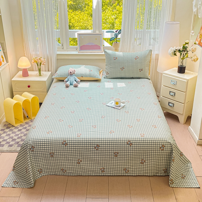 91家纺网 家纺一手货源 找家纺 （总）黑马家居 2025新款全棉纯棉印花单床单床单单件