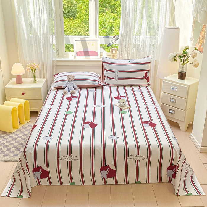 91家纺网 家纺一手货源 找家纺 （总）黑马家居 2025新款全棉纯棉印花单床单床单单件