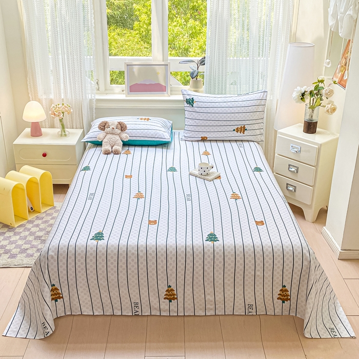 91家纺网 家纺一手货源 找家纺 （总）黑马家居 2025新款全棉纯棉印花单床单床单单件