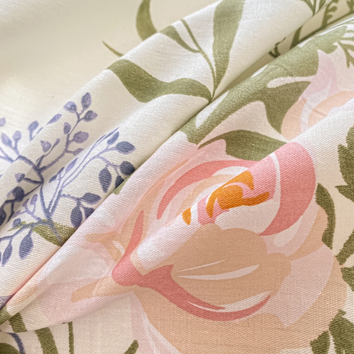 91家纺网 家纺一手货源 找家纺 黑马家居 2025新款全棉纯棉印花单床单床单单件 艾莉花园