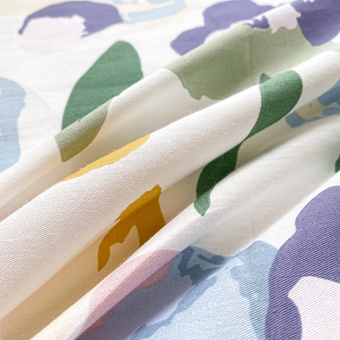 91家纺网 家纺一手货源 找家纺 黑马家居 2025新款全棉纯棉印花单床单床单单件 粉黛