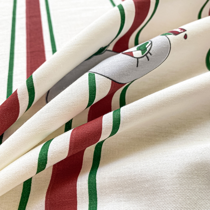 91家纺网 家纺一手货源 找家纺 黑马家居 2025新款全棉纯棉印花单床单床单单件 快乐小象