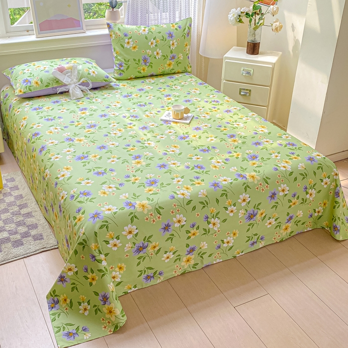 91家纺网 家纺一手货源 找家纺 黑马家居 2025新款全棉纯棉印花单床单床单单件 绿野仙踪