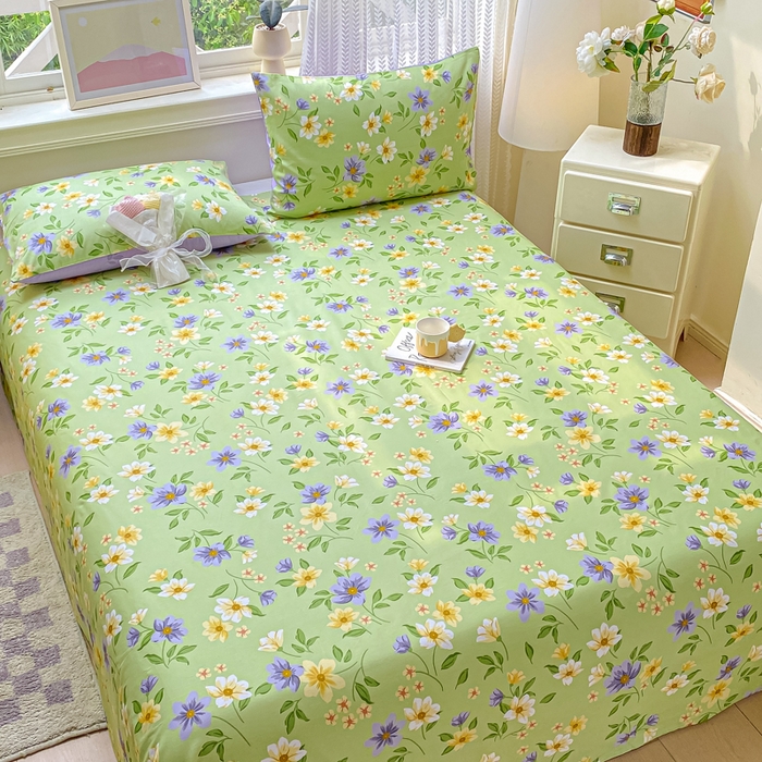 91家纺网 家纺一手货源 找家纺 黑马家居 2025新款全棉纯棉印花单床单床单单件 绿野仙踪