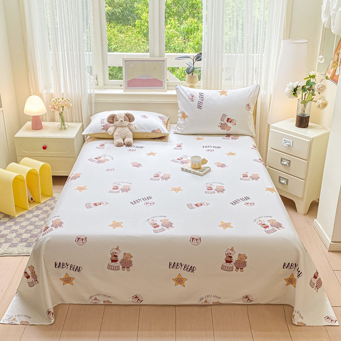 黑马家居 2025新款全棉纯棉印花单床单床单单件 马戏团