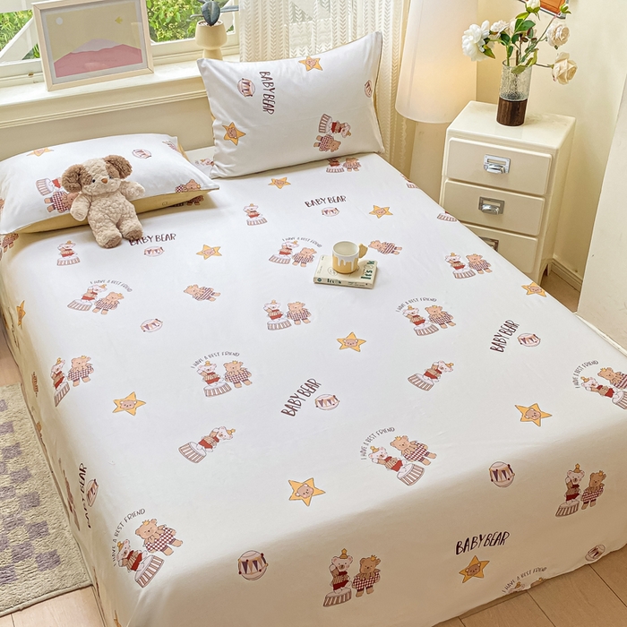 91家纺网 家纺一手货源 找家纺 黑马家居 2025新款全棉纯棉印花单床单床单单件 马戏团