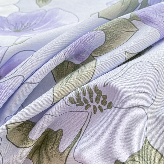 91家纺网 家纺一手货源 找家纺 黑马家居 2025新款全棉纯棉印花单床单床单单件 秋海棠