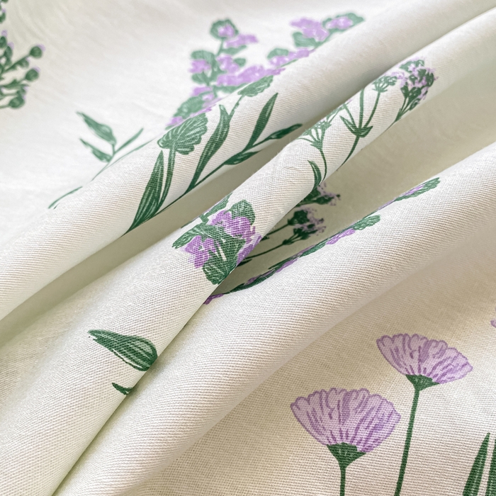 91家纺网 家纺一手货源 找家纺 黑马家居 2025新款全棉纯棉印花单床单床单单件 薰衣草